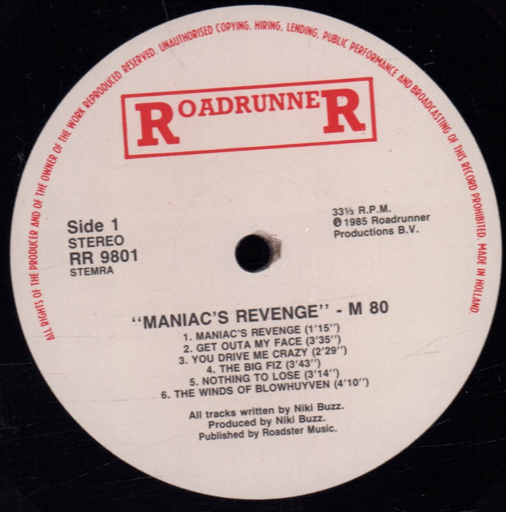 M80 - Maniac's Revenge - Lp