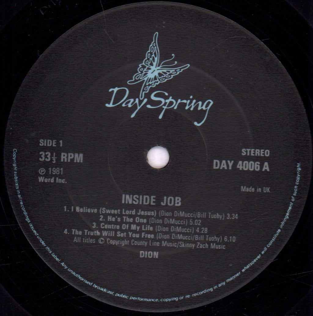 Dion - Inside Job - Lp