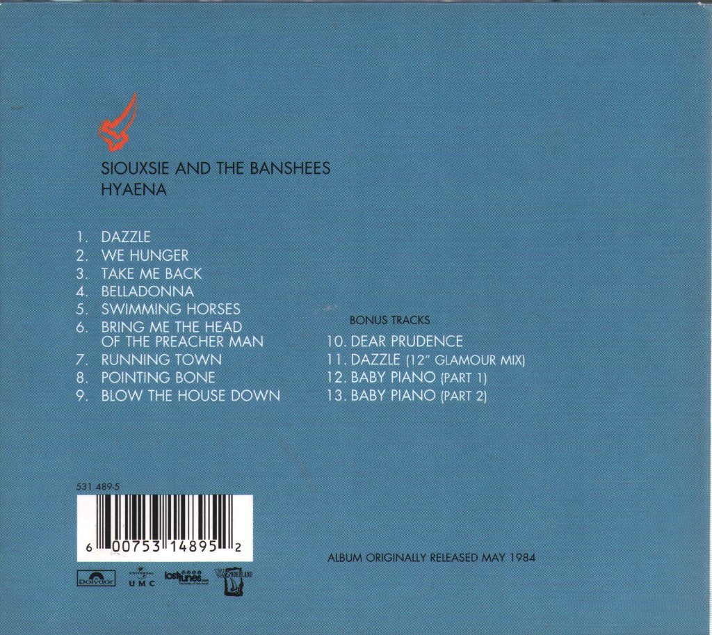 Siouxsie & The Banshees - Hyaena - Cd