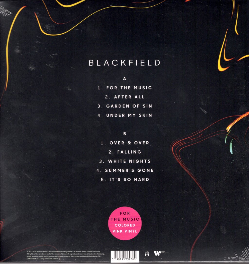 Blackfield - For The Music - Lp