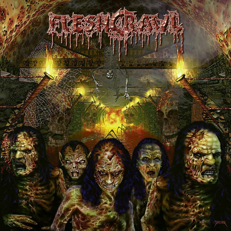 Fleshcrawl - As Blood Rains From the Sky ... We Walk the Path of Endless Fire - Lp