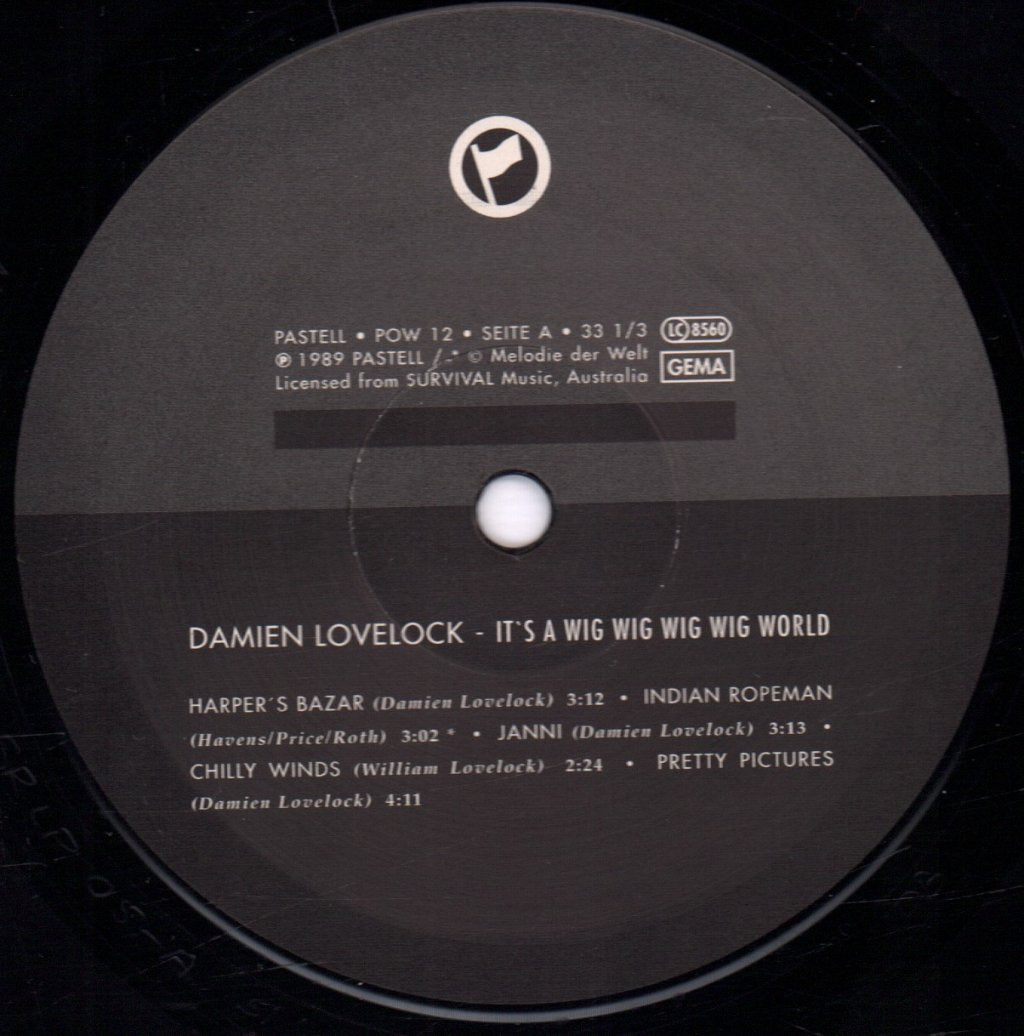 Damien Lovelock - It's A Wig Wig Wig Wig World (Cracks In The Prism) - Lp