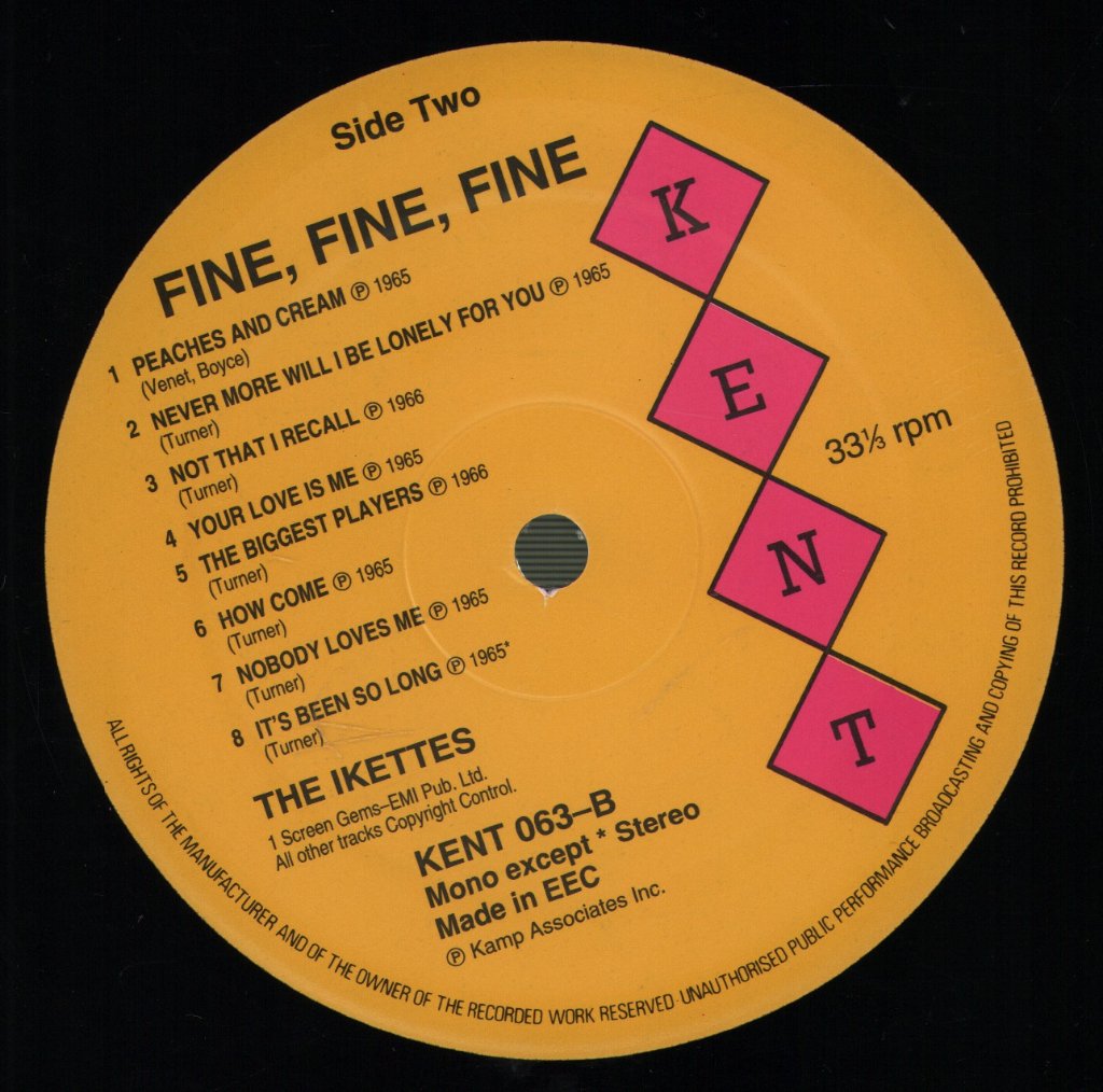 Ikettes - Fine Fine Fine - Lp