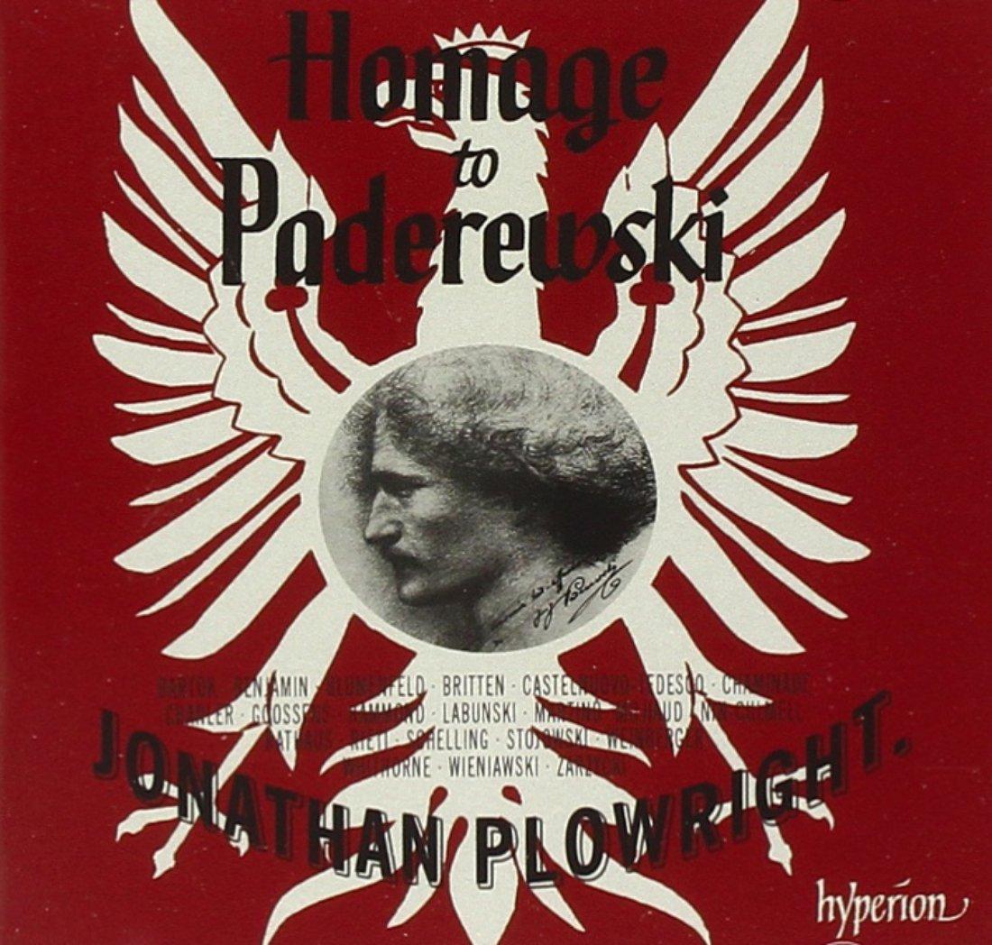 Jonathan Plowright - Homage To Paderewski - Cd