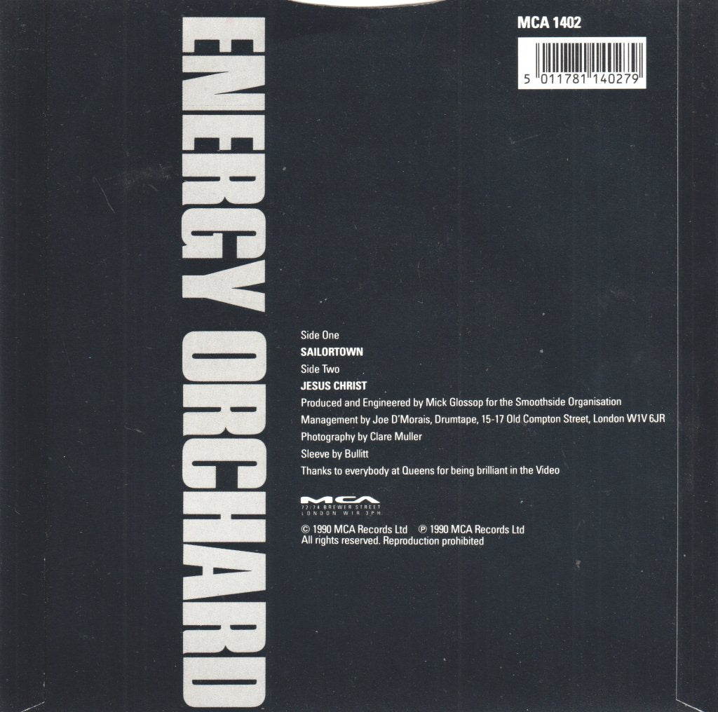 Energy Orchard - Sailortown - 7 Inch