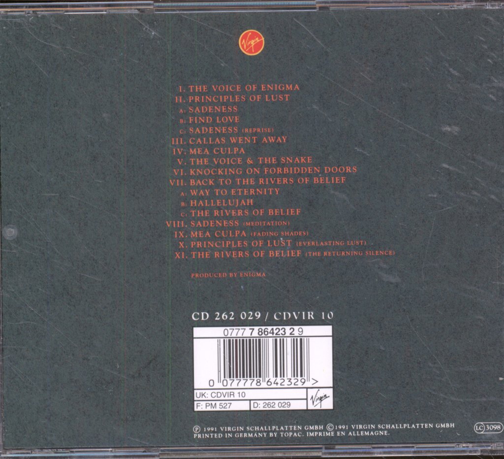 Enigma - MCMXC a.D. "The Limited Edition" - Cd