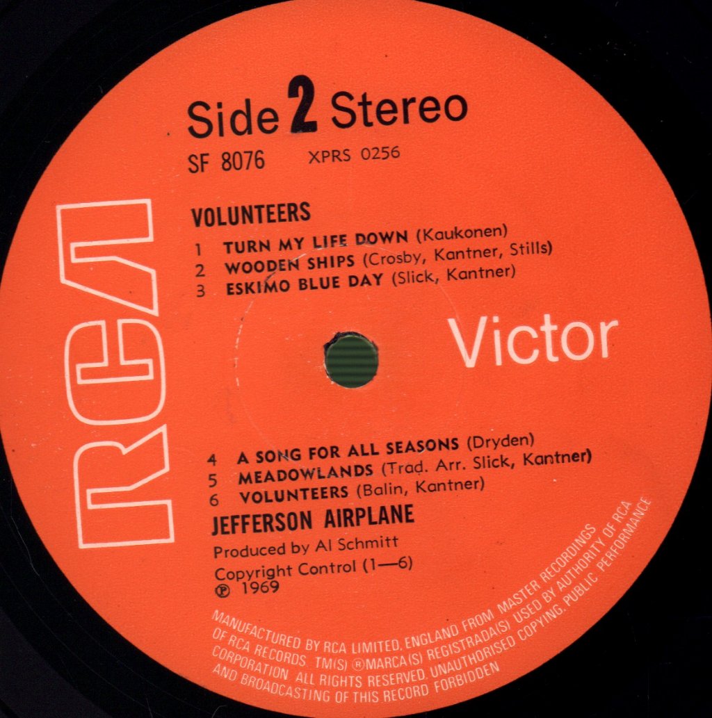 Jefferson Airplane - Volunteers - Lp
