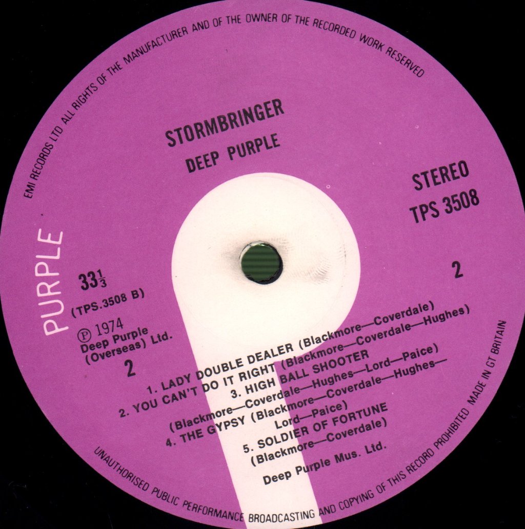 Deep Purple - Stormbringer - Lp