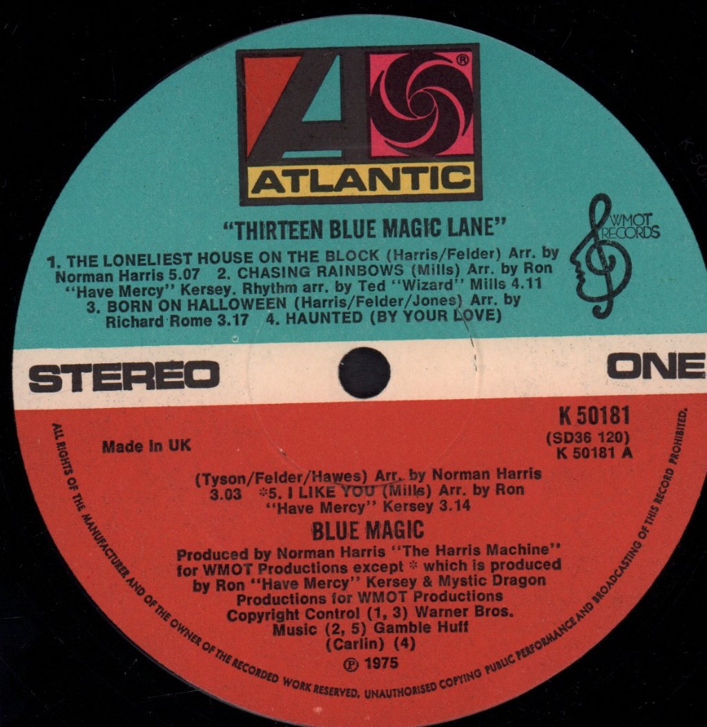Blue Magic - Thirteen Blue Magic Lane - Lp