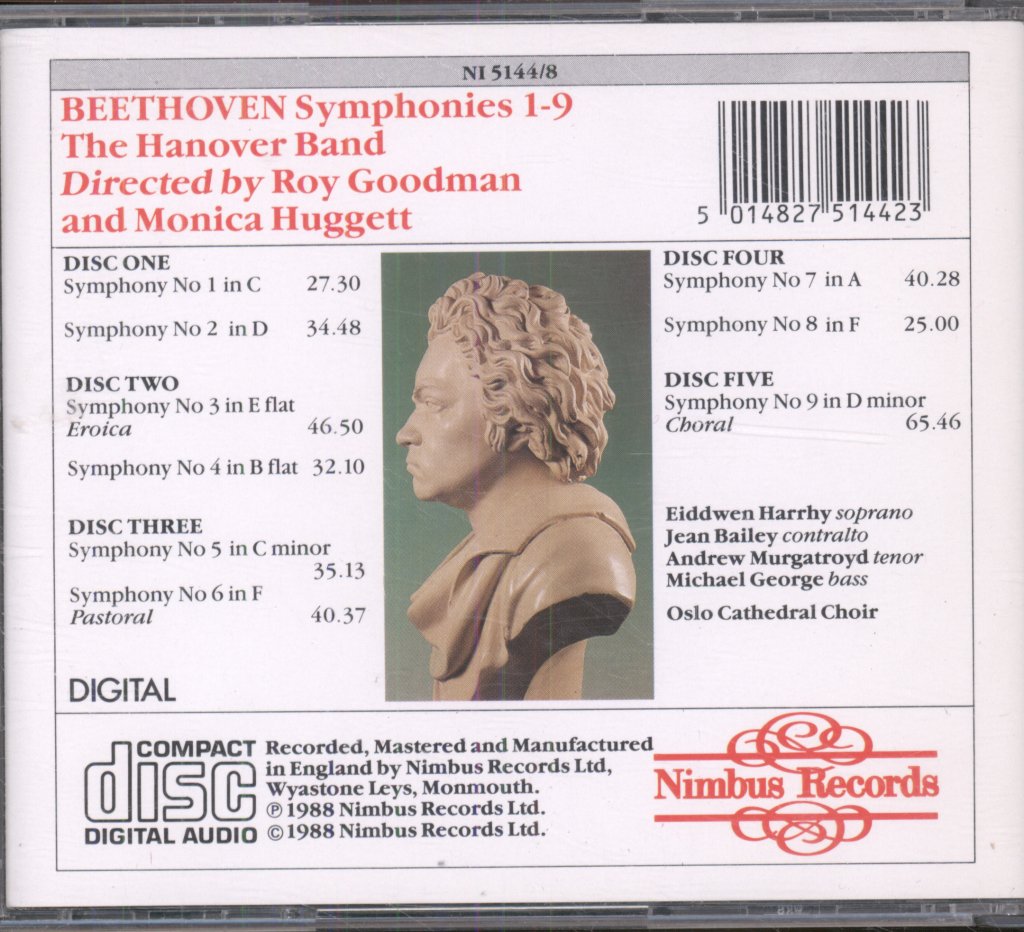 Hanover Band - Beethoven - Symphonies 1-9 - Cd Set