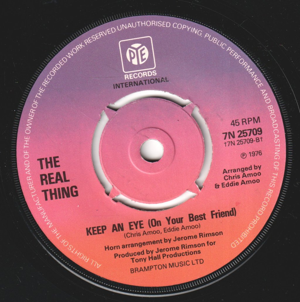 Real Thing - You To Me Are Everything - 7 Inch