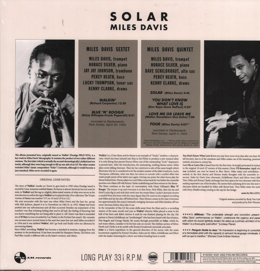 Miles Davis All Stars - Solar - Lp