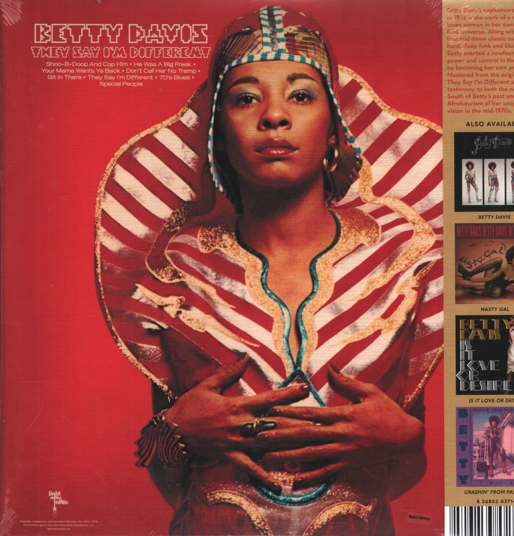 Betty Davis - They Say I'm Different - Lp