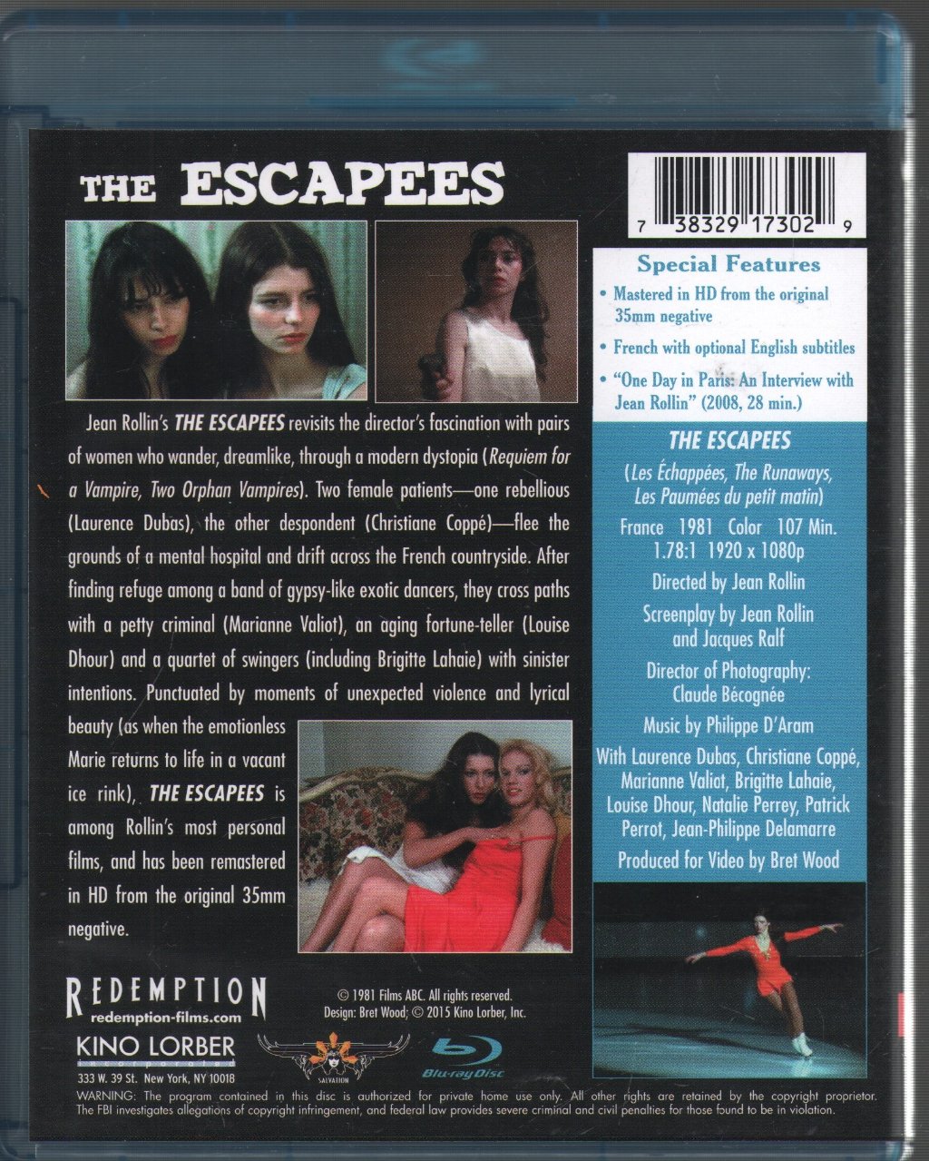Jean Rollin - Escapees - Blu-Ray