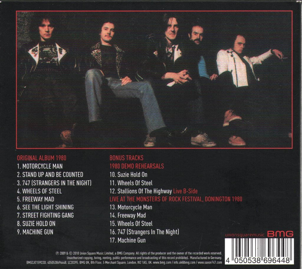 Saxon - Wheels Of Steel - Cd