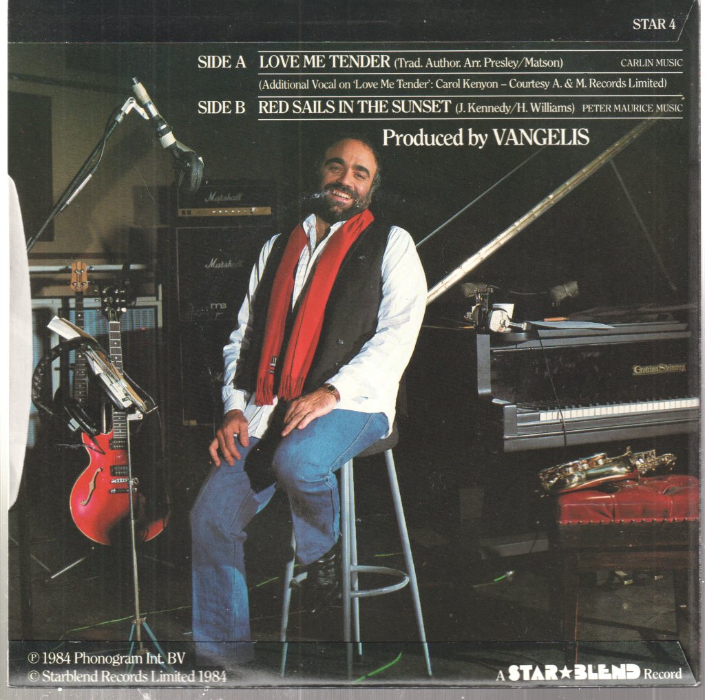 Demis Roussos - Love Me Tender - 7 Inch
