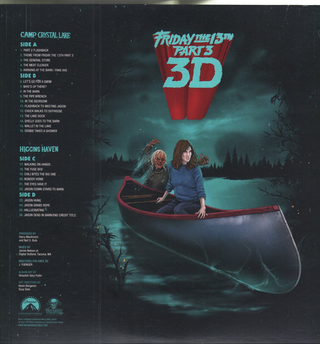Harry Manfredini - Friday The 13th Part 3 3D - Double Lp