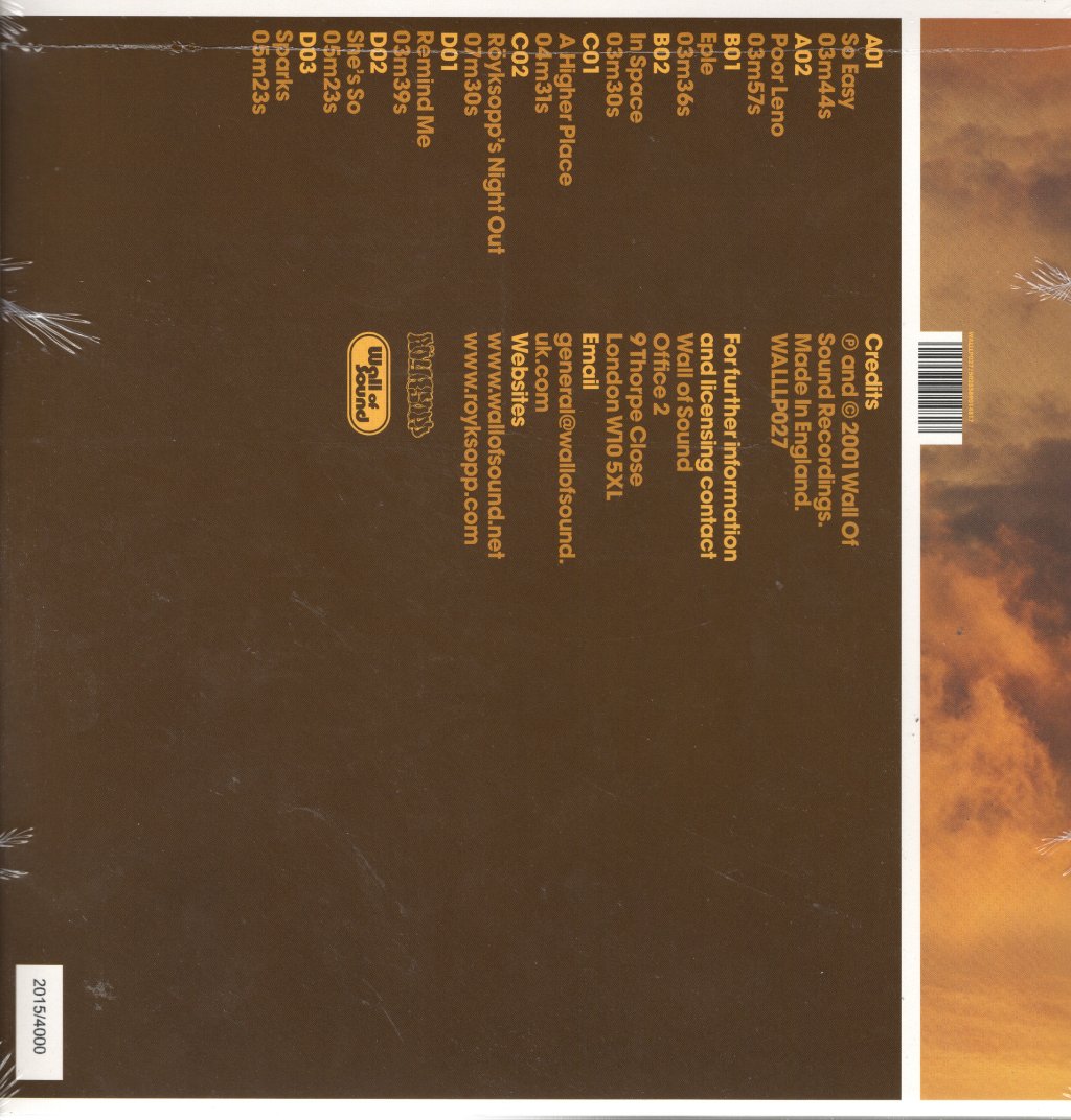 Röyksopp - Melody A.M. - Double Lp