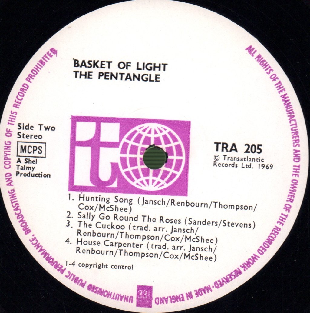Pentangle - Basket Of Light - Lp