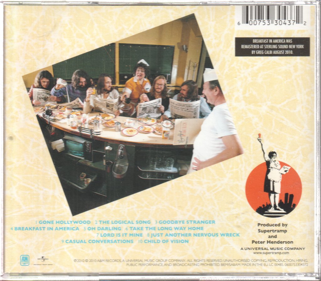 Supertramp - Breakfast In America - Cd