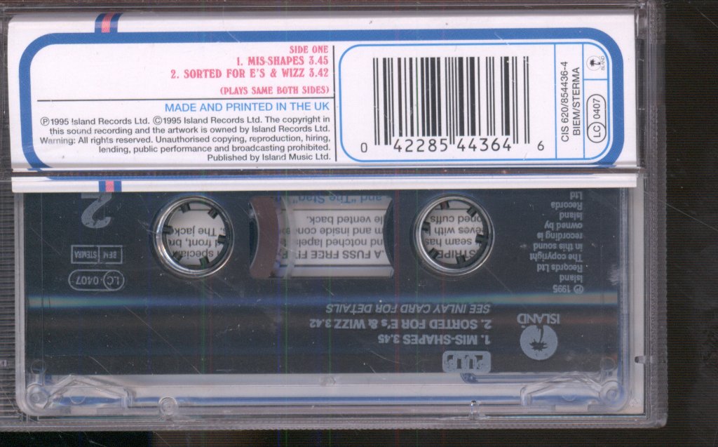 Pulp - Mis-Shapes & Sorted For E's & Wizz - Cassette