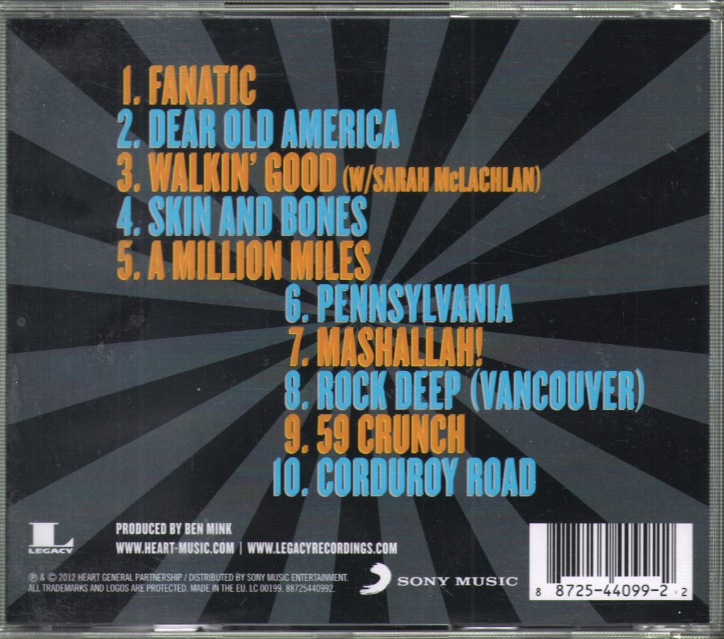 Heart - Fanatic - Cd