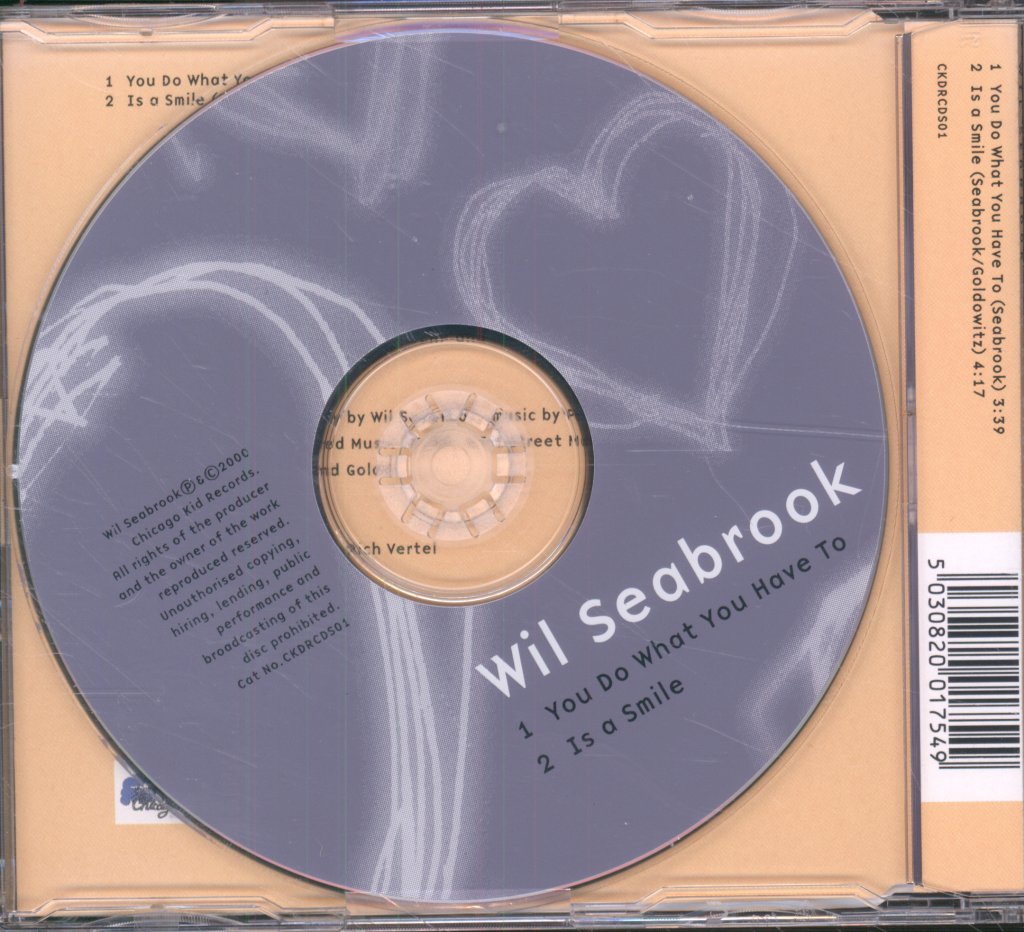 Wil Seabrook - You Do What You Have To - Cd