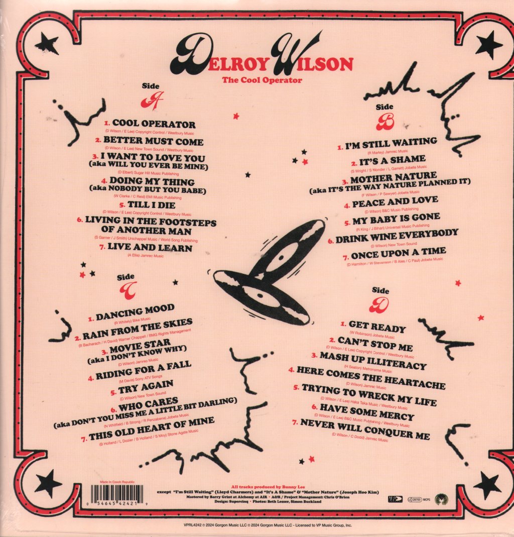 Delroy Wilson - Cool Operator - Double Lp