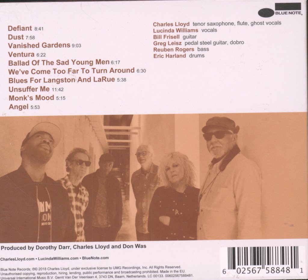 charles lloyd and the marvels and lucinda williams - Vanished Gardens - Cd