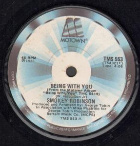 Smokey Robinson - Being With You - 7 Inch