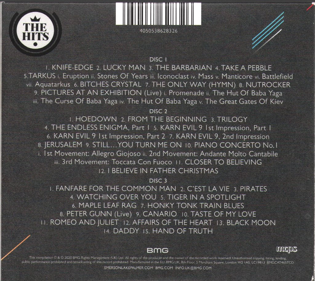 Emerson, Lake & Palmer - Ultimate Collection - Triple Cd