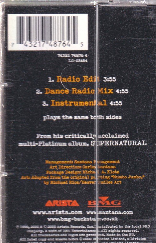 Santana - Smooth - Cassette