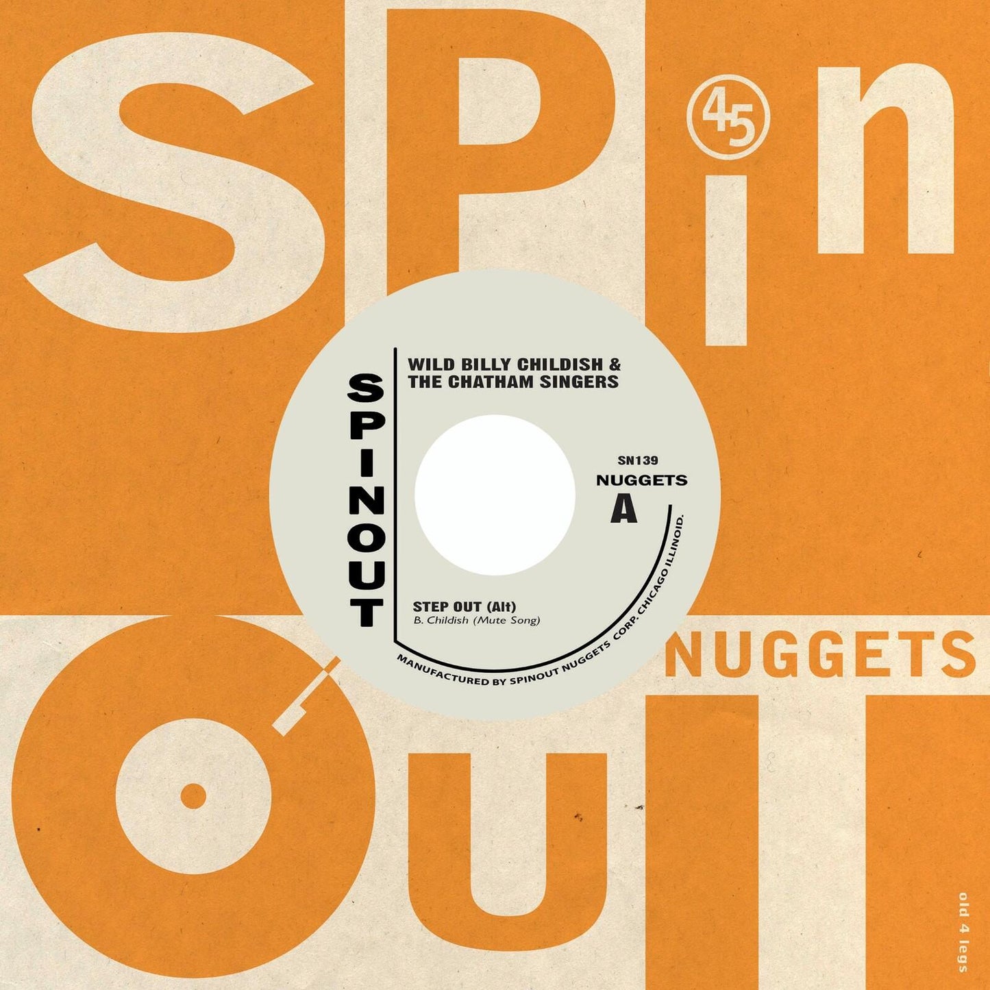 Wild Billy Childish And The Chatham Singers - Step Out! (Alt) - 7 Inch
