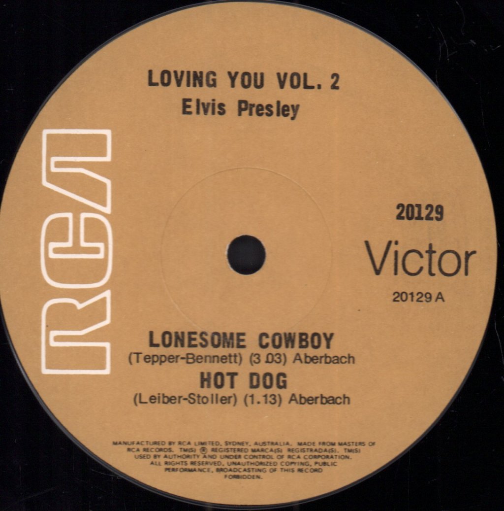 Elvis Presley - Loving You Vol. 2 - 7 Inch