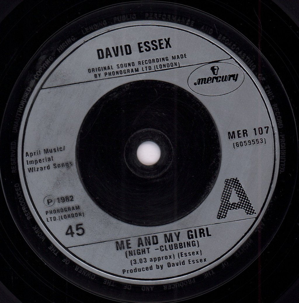 David Essex - Me And My Girl Night Clubbing - 7 Inch