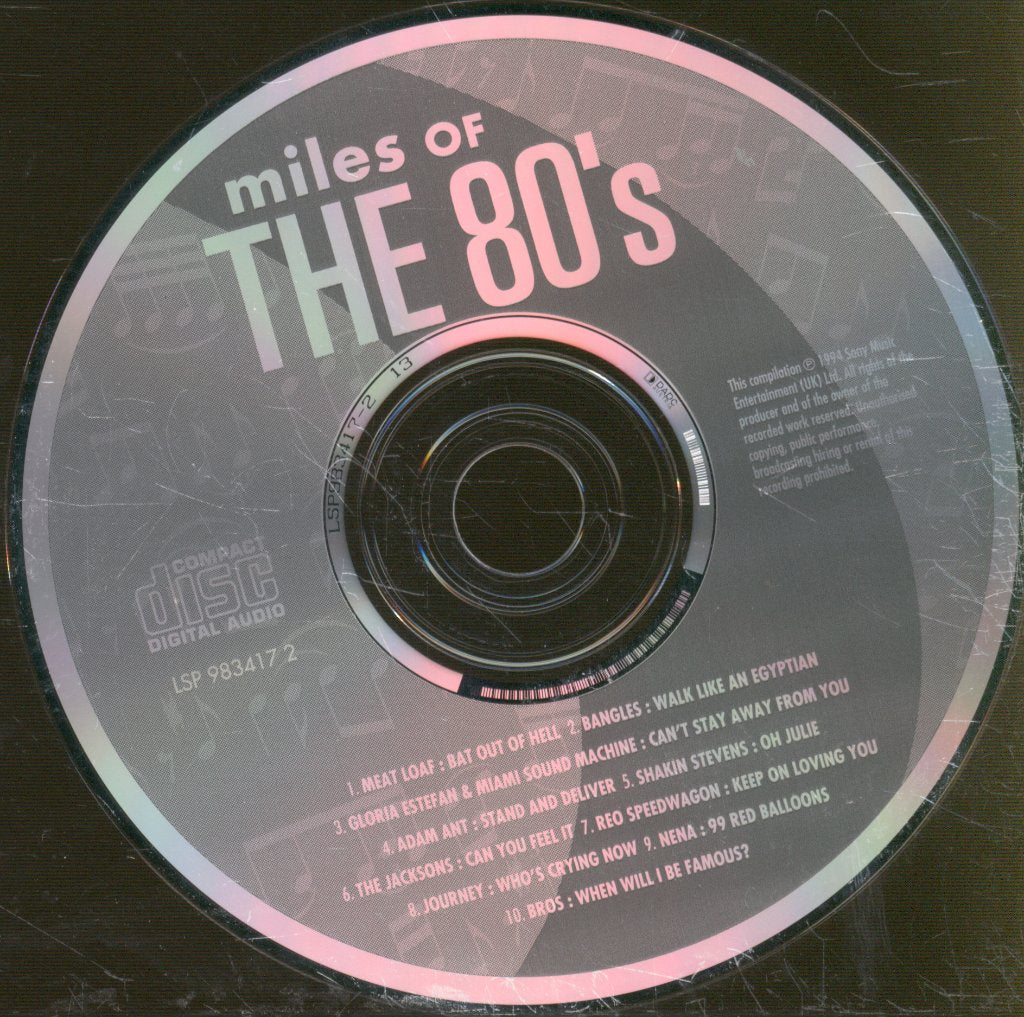 Various Artists - Miles Of The 80's - Cd