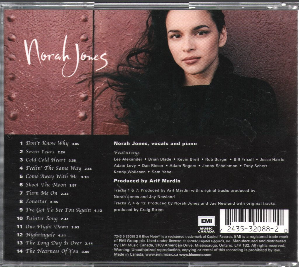 Norah Jones - Come Away With Me - Cd