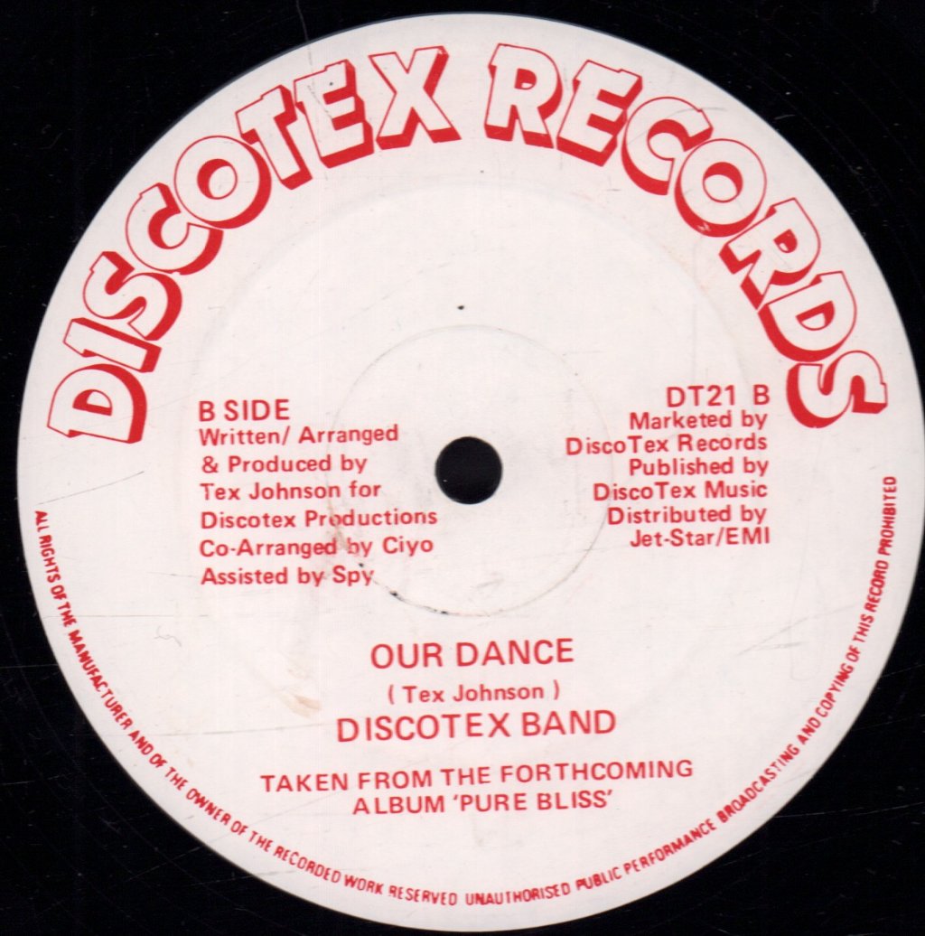 Tex Johnson - Ask For A Dance - 12 Inch