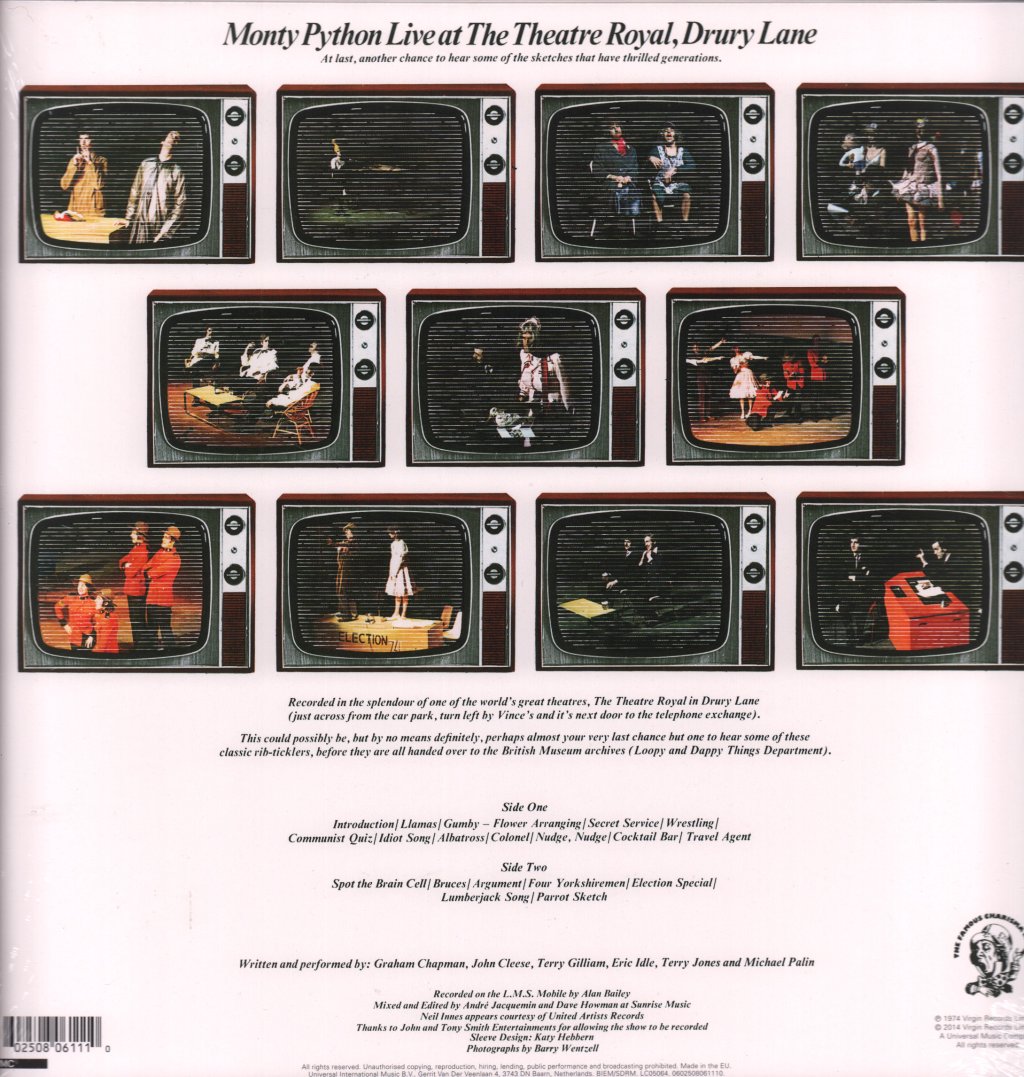 Monty Python - Monty Python Live At Drury Lane - Lp