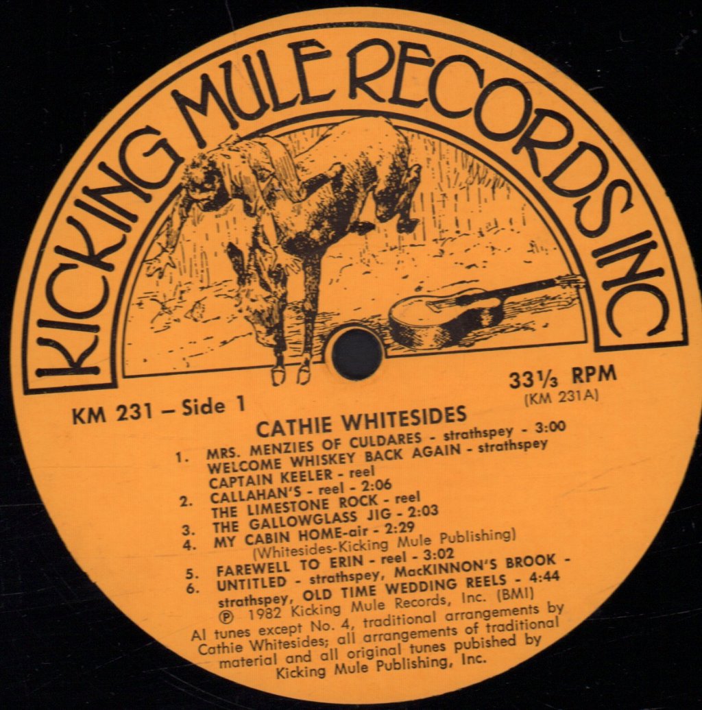 Cathie Whitesides - Gems Of Irish And Cape Breton Scottish Fiddling - Lp