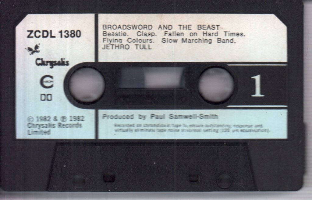 Jethro Tull - Broadsword And The Beast - Cassette