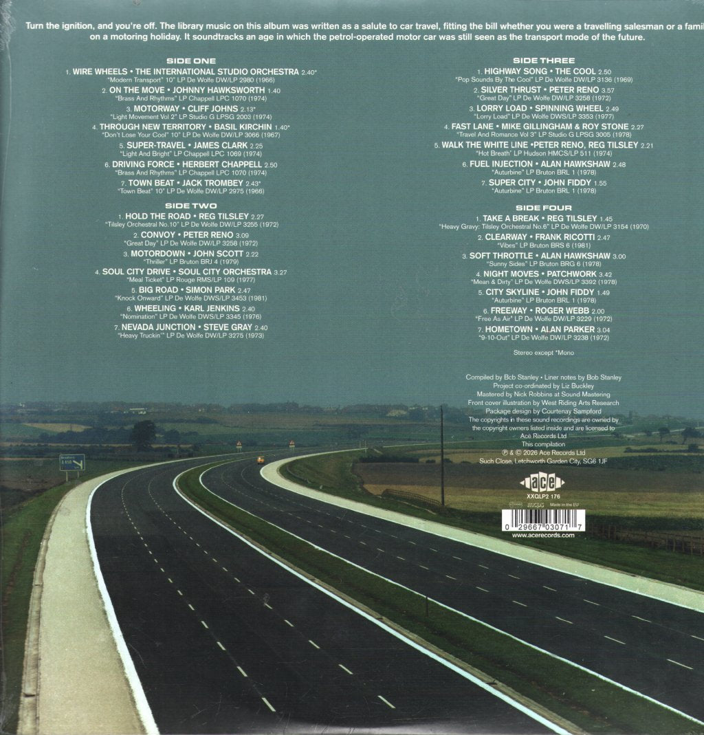 Various Artists - Motorway City (The Golden Age Of Car Travel 1966-82) - Double Lp