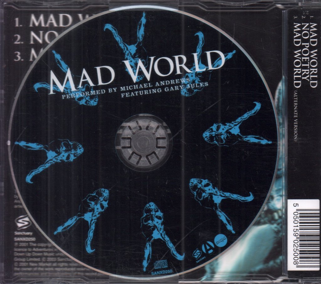 Michael Andrews Featuring Gary Jules - Mad World - Cd