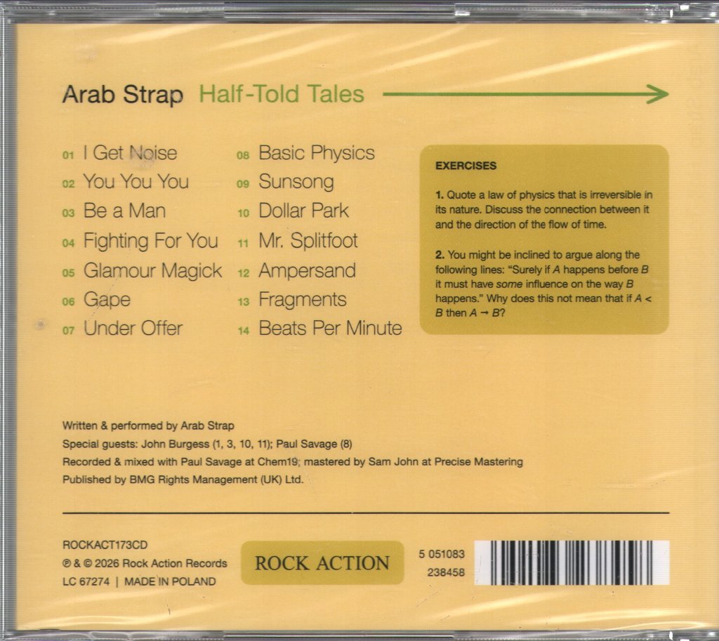 Arab Strap - Half-Told Tales - Cd