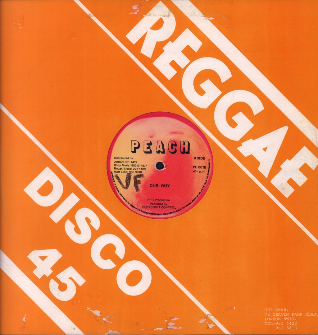 Peaches (Reggae) - Why - 12 Inch