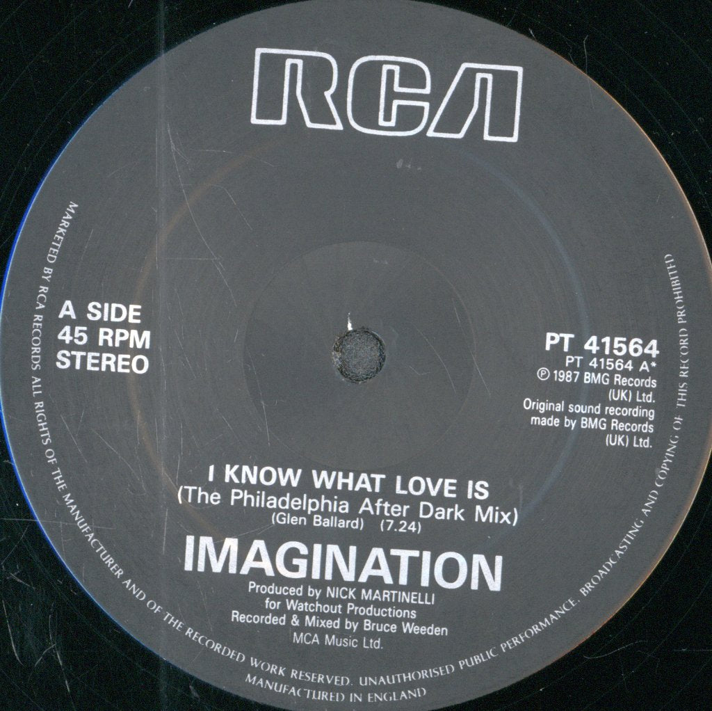Imagination (80'S Pop Group) - I Know What Love Is - 12 Inch