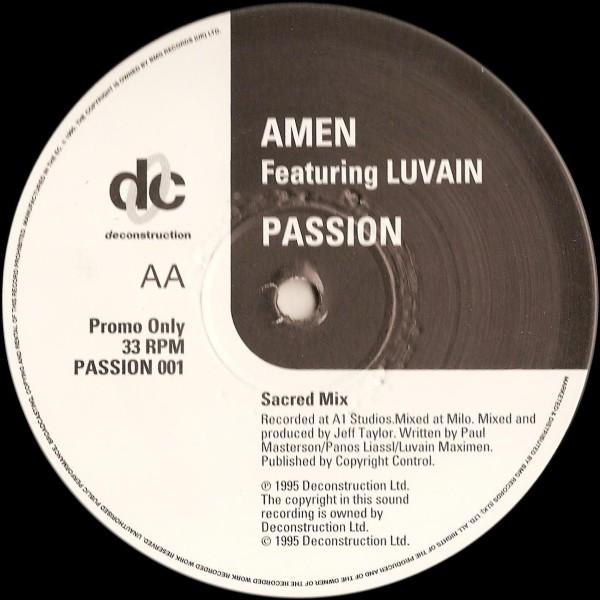 Amen Featuring Luvain - Passion - 12 Inch