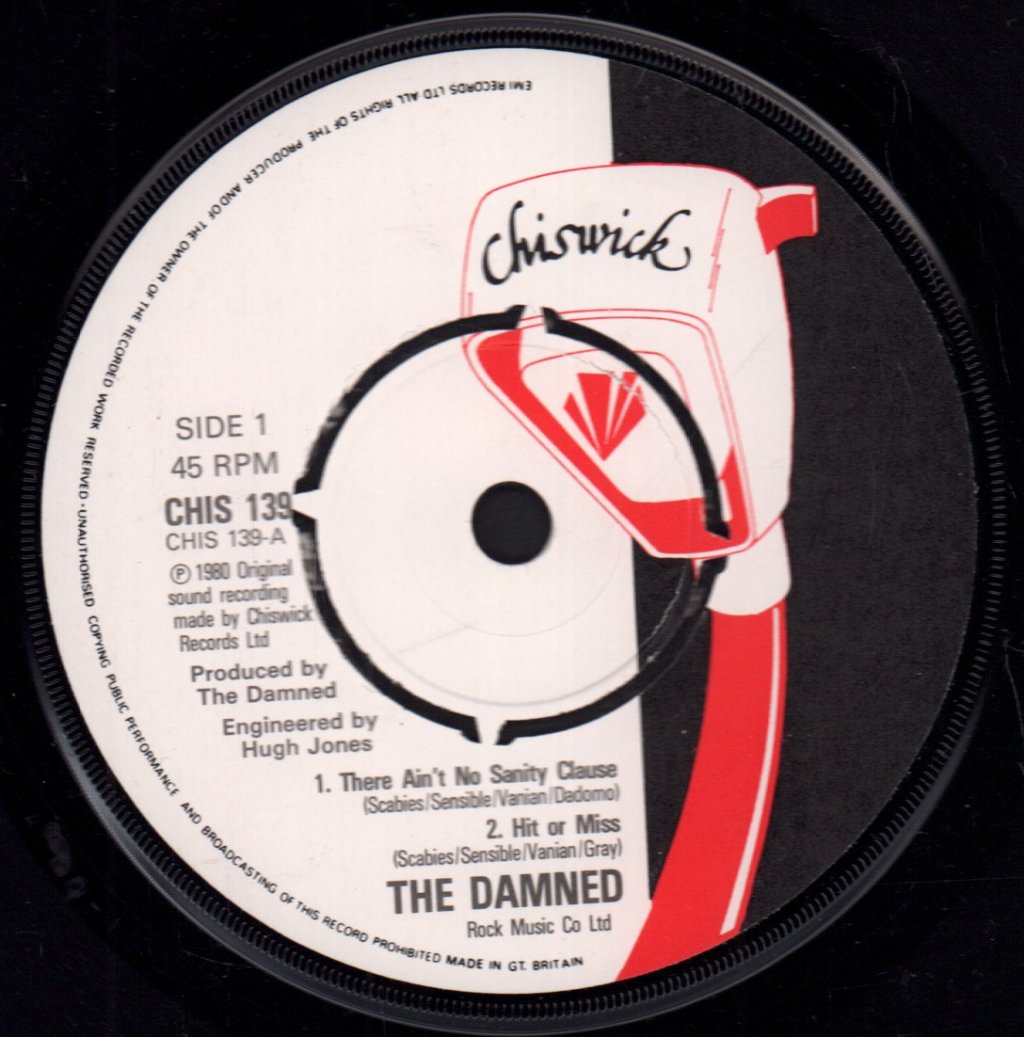 Damned (Punk) - There Ain't No Sanity Clause - 7 Inch