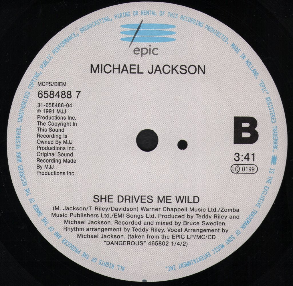 Michael Jackson - Heal The World - 7 Inch