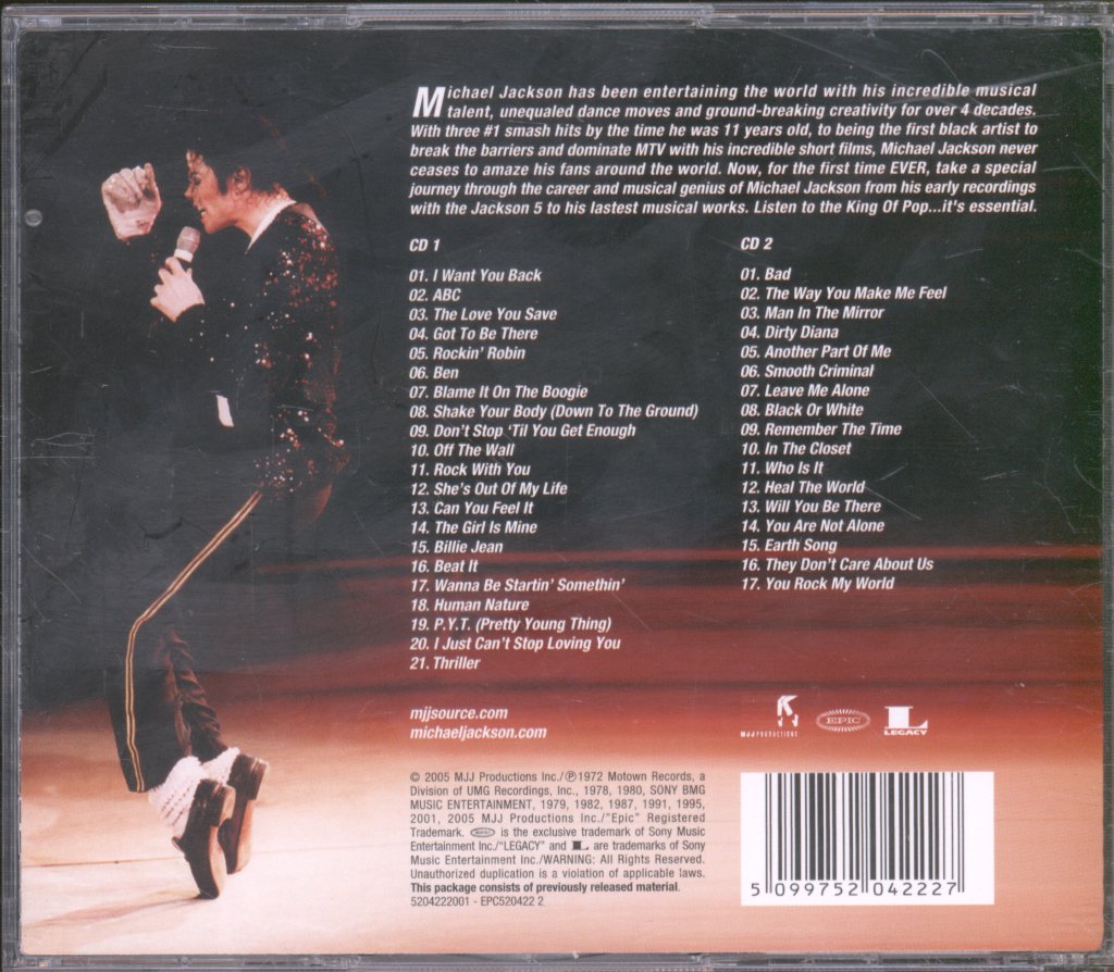 Michael Jackson - Essential Michael Jackson - Double Cd